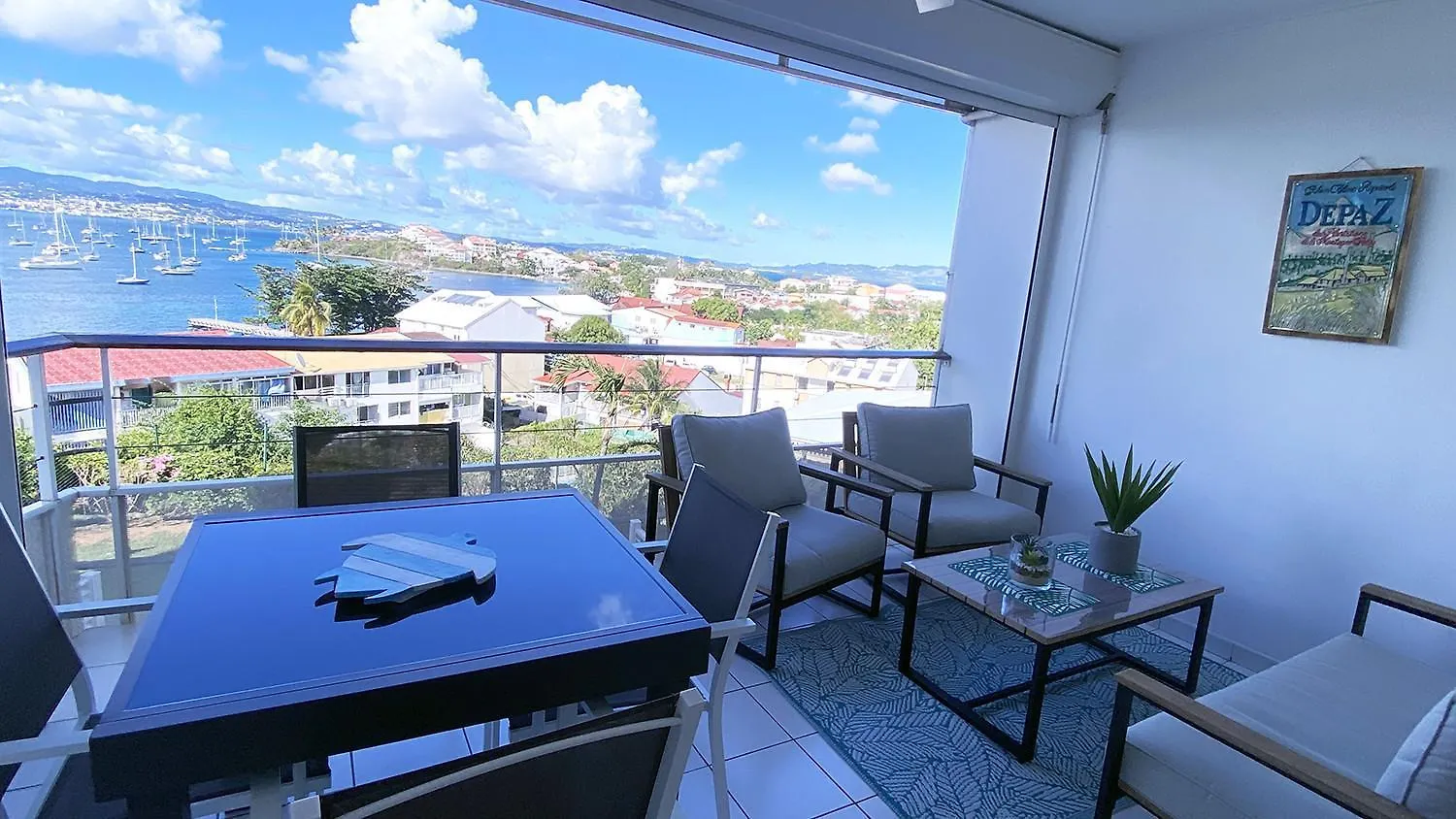 Atlantis, Magnifique T2, Vue Mer, Proche Plage, Anse Mitan Les Trois-Ilets Apartamento